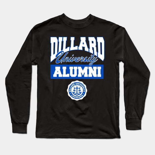 Dillard 1869 University Apparel Long Sleeve T-Shirt by HBCU Classic Apparel Co